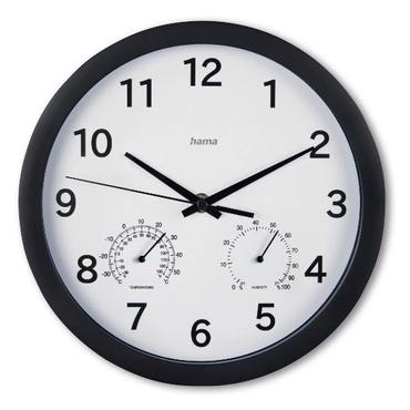 malta wall clock 25cm    black