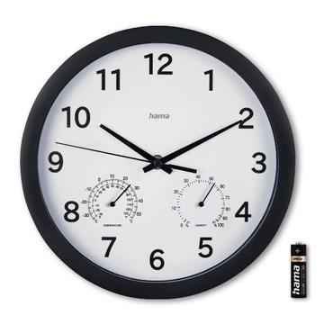 malta wall clock 25cm    black