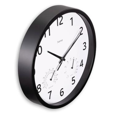 malta wall clock 25cm    black