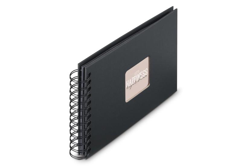 Hama 00009833 fotoalbum og arkbeskyttelse Sort 50 ark 10 x 15 Spiral indbinding