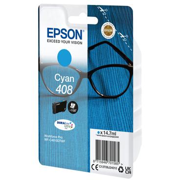 Epson 408 - h&ouml;g kapacitet - cyan - original - bl&auml;ckpatron