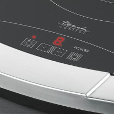 Rommelsbacher CT 2203/TC kogeplade Sort, Rustfrit stål Bordplade Keramisk 1 zone(s)