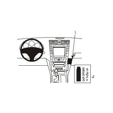 Brodit ProClip Angled mount - montering för mobiltelefon