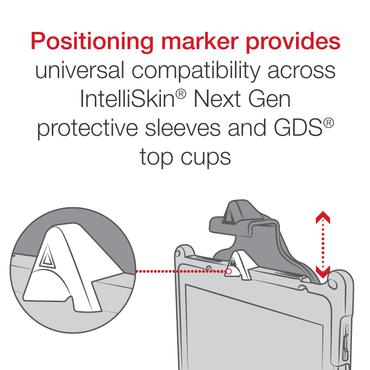 RAM Mounts RAM-GDS-SKIN-SAM78-NG tablet etui 31,5 cm (12.4") Cover Sort