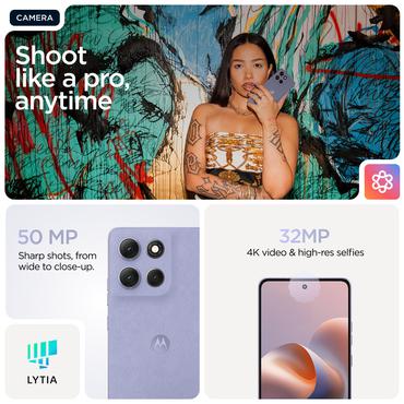 Motorola moto g86 5G 16,9 cm (6.67") Dual SIM Android 15 USB Type-C 8 GB 256 GB 5200 mAh Violet