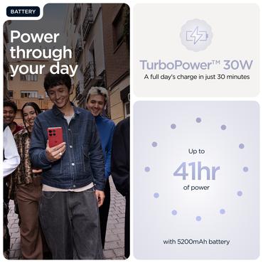 Motorola moto g86 5G 16,9 cm (6.67") Dual SIM Android 15 USB Type-C 8 GB 256 GB 5200 mAh Violet