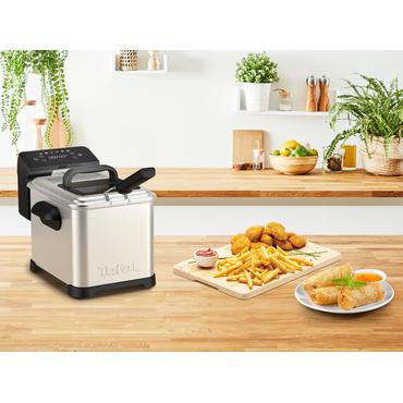 Tefal Family Pro FR507D Enkelt 4 L Enkeltstående 2400 W Frituregryde Rustfrit stål