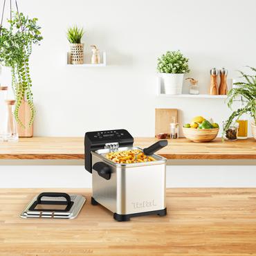 Tefal Family Pro FR507D Enkelt 4 L Enkeltstående 2400 W Frituregryde Rustfrit stål