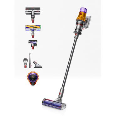 Dyson V12 Slim Absolute 2-i-1 stangst&oslash;vsuger Batteri Dry Hygiejnefilter Posel&oslash;s Nikkel, Lilla