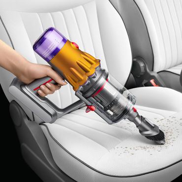 Dyson V12 Slim Absolute 2-i-1 stangst&oslash;vsuger Batteri Dry Hygiejnefilter Posel&oslash;s Nikkel, Lilla