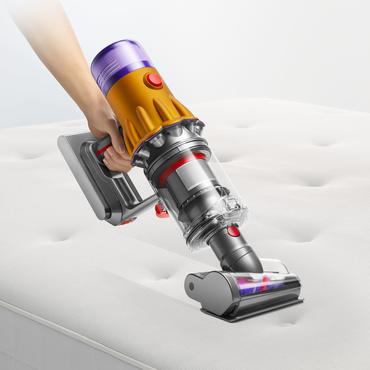 Dyson V12 Slim Absolute 2-i-1 stangst&oslash;vsuger Batteri Dry Hygiejnefilter Posel&oslash;s Nikkel, Lilla