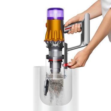 Dyson V12 Slim Absolute 2-i-1 stangst&oslash;vsuger Batteri Dry Hygiejnefilter Posel&oslash;s Nikkel, Lilla