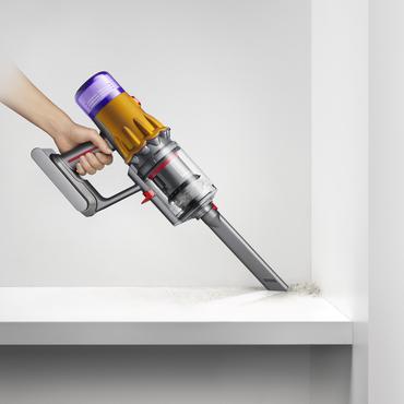 Dyson V12 Slim Absolute 2-i-1 stangst&oslash;vsuger Batteri Dry Hygiejnefilter Posel&oslash;s Nikkel, Lilla