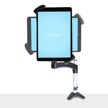 StarTech.com VESA Mount Adapter for Tablets 7.9 to 12.5in - Up to 2kg (4.4lb) - 75x75/100x100 VESA Patterns - Universal Anti-Theft Tablet VESA Mount Clamp - Secure Tablet Mount - Black monteringssæt - for tablet - sort