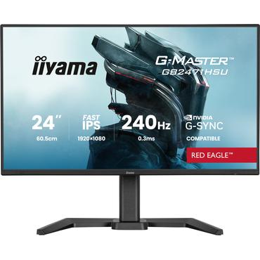 iiyama G-MASTER GB2471HSU-B1 computersk&aelig;rm 60,5 cm (23.8") 1920 x 1080 pixel Fuld HD Sort