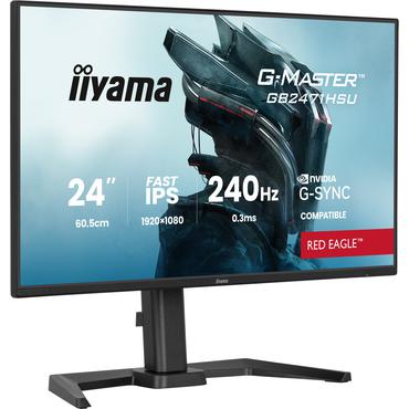 iiyama G-MASTER GB2471HSU-B1 computersk&aelig;rm 60,5 cm (23.8") 1920 x 1080 pixel Fuld HD Sort