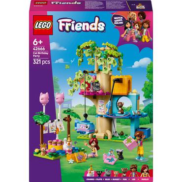 LEGO Friends 42666 Kocie Przyjęcie Urodzinowe I Domek Na Drzewie