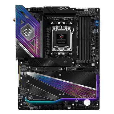 ASRock Moderkort - AMD X870 - AM5-sockel - ATX - DDR5-SDRAM - 5000 - 4 minnesplatser