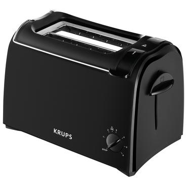 Krups KH1518 brødrister 6 2 skive(r) 700 W Sort