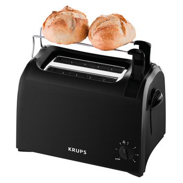 Krups KH1518 brødrister 6 2 skive(r) 700 W Sort