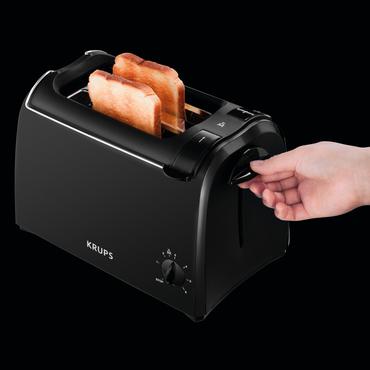 Krups KH1518 brødrister 6 2 skive(r) 700 W Sort