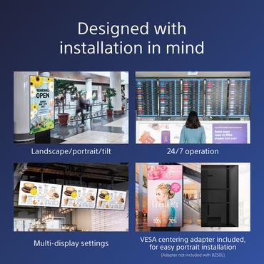 Sony Bravia Professional Displays FW-75BZ40L BZ40L Series