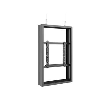 Multibrackets M Pro Series monteringssats - låg profil - för 2 LCD-paneler med digitala skyltar - medium - svart