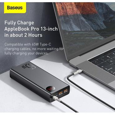 Baseus PPIMDA-D01 powerbank Polymer 20000 mAh Sort