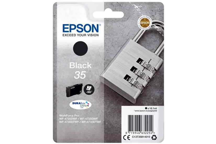 Epson 35 - svart - original - bl&auml;ckpatron