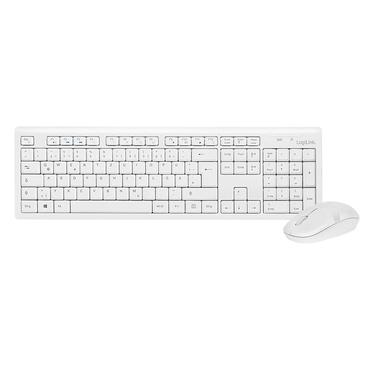 LogiLink ID0104W tastatur Mus inkluderet USB Tysk Hvid