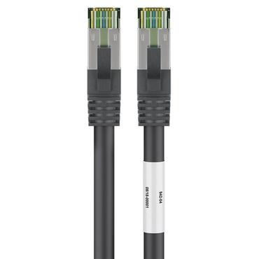 goobay patch-kabel - 7.5 m - svart