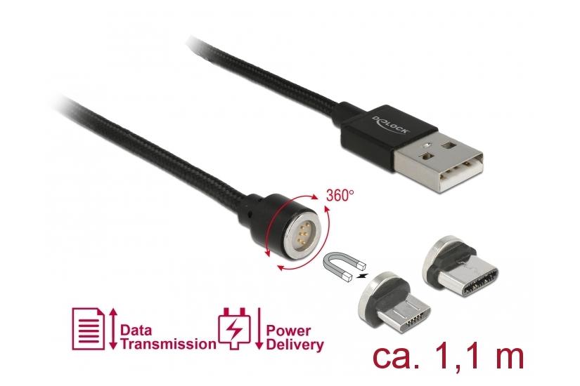 Delock - USB-C-kabelupps&auml;ttning - 1.1 m