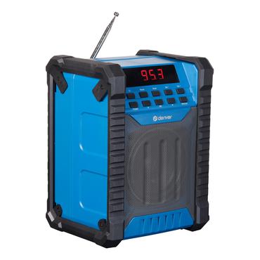 Denver WRB-60 FM-sender Bluetooth Blå, Grå