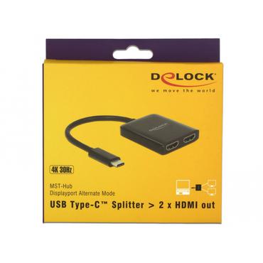 Delock Ekstern videoadapter - STDP4320 - USB-C