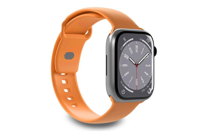 Puro Silicone Watchband For Apple Watch 42?44?45-49 Mm, L. Orange