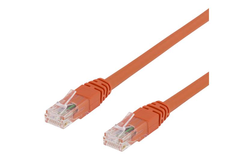 Deltaco U/UTP Cat6 Patchkabel LSZH 1m - Orange