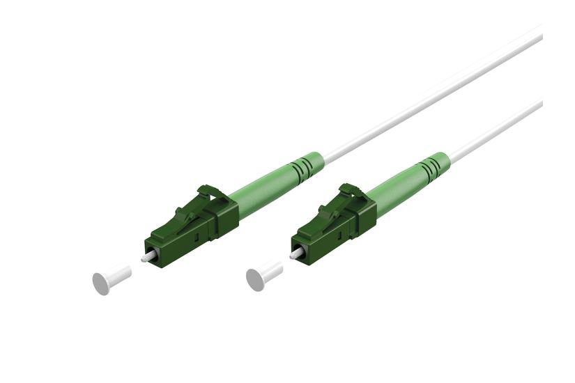 Equip LWL Patchkabel LC/APC->LC/APC 5.00m Simplex 9/125um ws