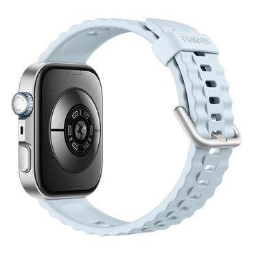 Huawei Watch Fit 4 Pro - aluminiumslegering - smart ur med rem - bl&aring; - titanbl&aring;