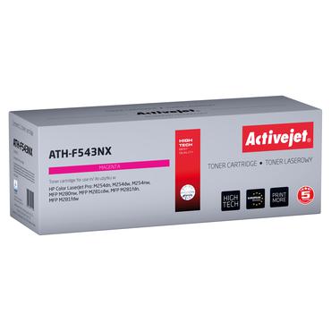 Activejet ATH-F543NX Tonerpatron til HP-printere; Erstatning HP 540 CF543X; Supreme; 2500 sider; magenta