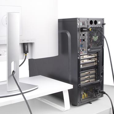 StarTech.com 3.3ft (1m) DisplayPort to HDMI Adapter Cable, 4K 60Hz with HDR, DP to HDMI 2.0b, Active Video Converter, DisplayPort Desktop to HDMI Monitor, M/M - DisplayPort to HDMI Cord (3F-DP-HDMI-4K60-HDR) - adapterkabel - DisplayPort / HDMI - 1 m