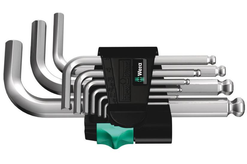 Wera 05133163001 unbrako n&oslash;gle L-formet unbrakon&oslash;gle Metric 9 stk