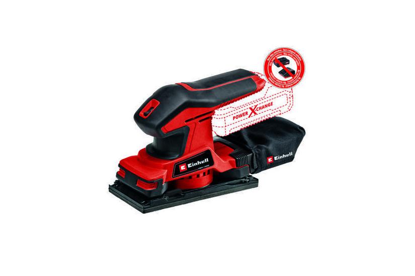 Einhell TC-OS 18/187 Li Solo Lige sliber Sort, R&oslash;d