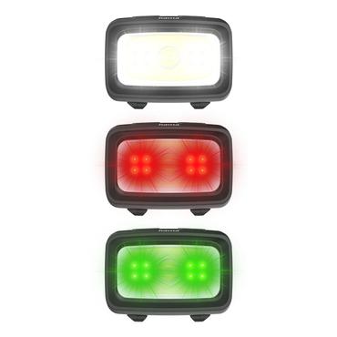 Hama HL350 Sort, Blå, Gul Hovedbånd lommelygte LED