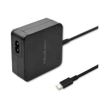 Qoltec - USB-C strømadapter - 2-3,25A, 5-20,3V, PD, USB type C - 65 Watt