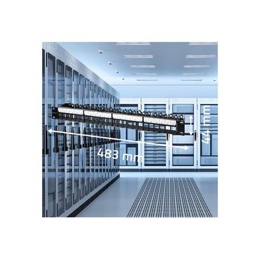 Qoltec patch-panel - 1U - 19" - solidt stål