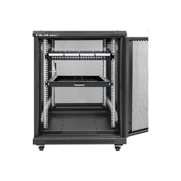 Qoltec patch-panel - 1U - 19" - solidt stål