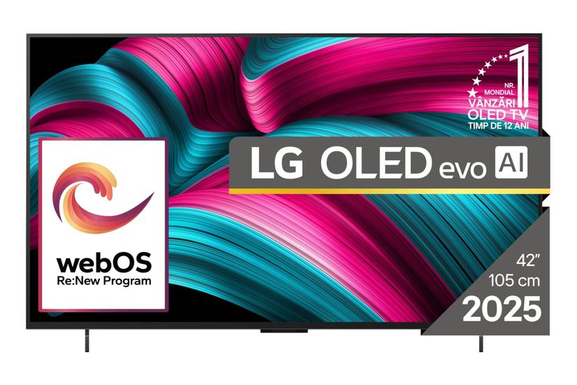 LG OLED evo AI OLED42C51LA TV 106,7 cm (42") 4K Ultra HD Smart TV Wi-Fi Sort