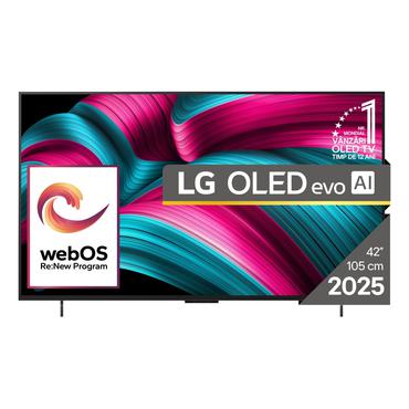 LG OLED evo AI OLED42C51LA TV 106,7 cm (42") 4K Ultra HD Smart TV Wi-Fi Sort
