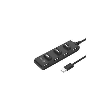 Equip 128957 interface hub USB 2.0 480 Mbit/s Sort