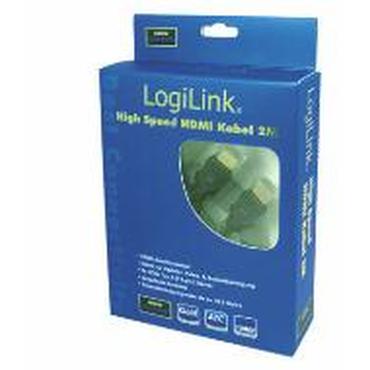 LogiLink High Speed with Ethernet - HDMI-kabel med Ethernet - 15 m